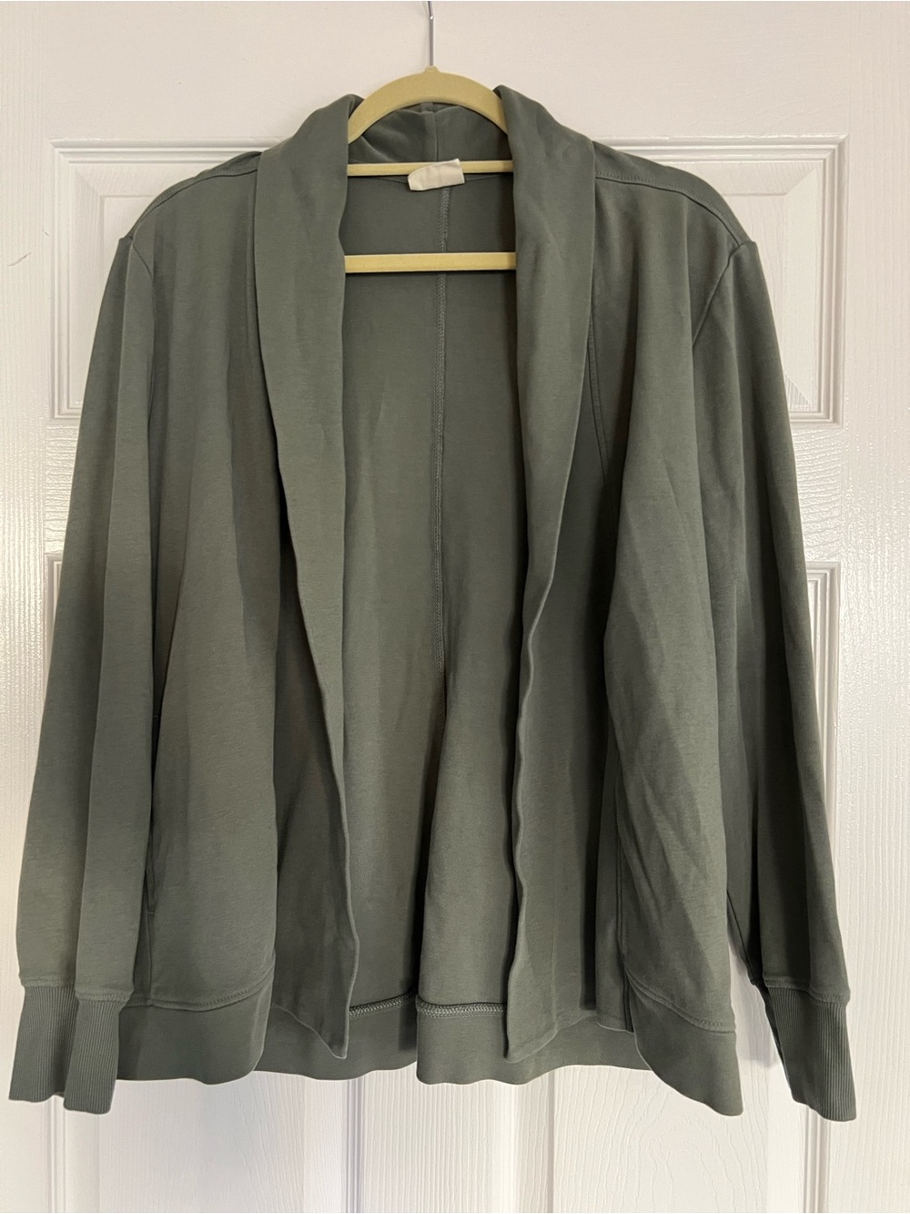 ‼️NWOT: Pact Organic Sage Green Open Cardigan Sweater - XS